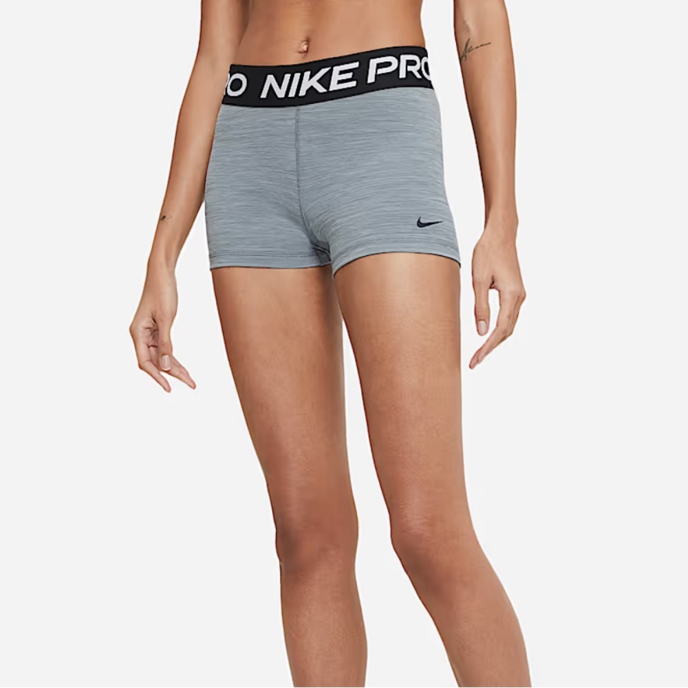 Women's 3” Grey Nike Pro
